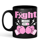 Load image into Gallery viewer, Breast Cancer Awareness "Fight Mode On " 11oz mug