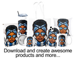 Load image into Gallery viewer, Detroit Woman  with "D" Sunglasses Digital Download