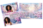 Load image into Gallery viewer, Lavender Floral Memorial Digital Background