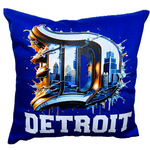 Load image into Gallery viewer, Detroit Splash 12x12" Pillow