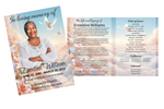 Load image into Gallery viewer, Soft Floral Dove Memorial Digital Background