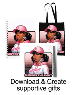 Load image into Gallery viewer, Breast Cancer Woman 313 Detroit Support the Fight Digital Download