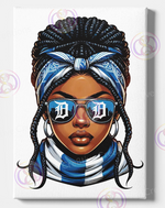 Load image into Gallery viewer, Detroit Woman  with "D" Sunglasses Digital Download