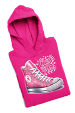 Load image into Gallery viewer, Breast Cancer Women's Chucks And Pearls Hoodie