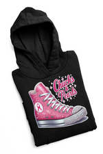 Load image into Gallery viewer, Breast Cancer Women's Chucks And Pearls Hoodie