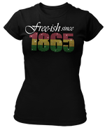 Load image into Gallery viewer, Women's Style Free-ish Since 1865 Rhinestone T-Shirt