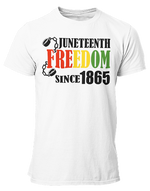 Load image into Gallery viewer, Men's Juneteenth Freedom Since 1865 T-shirt