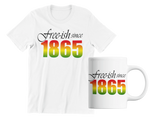Load image into Gallery viewer, Free-ish Since 1865 Regular T-shirt & Mug Gift Set