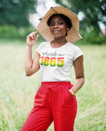 Load image into Gallery viewer, Women's Free-ish Since 1865 Juneteenth Women's Crew Neck T-shirt