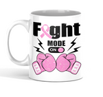 Load image into Gallery viewer, Breast Cancer Awareness &quot;Fight Mode On &quot; 11oz mug
