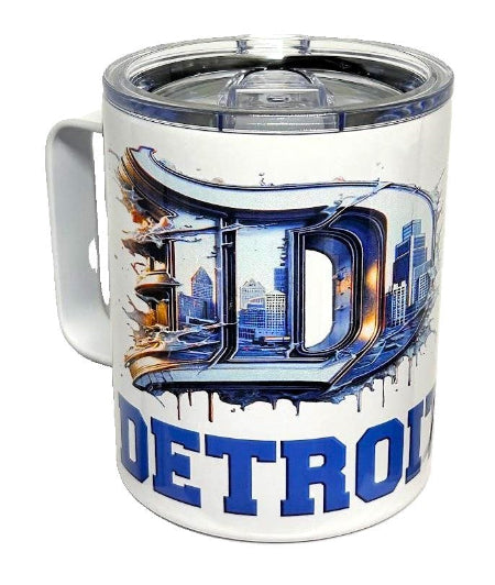 Detroit Splash 12oz Tumbler With LId