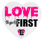 Load image into Gallery viewer, Love Thyself First Heart Sandstone Coaster
