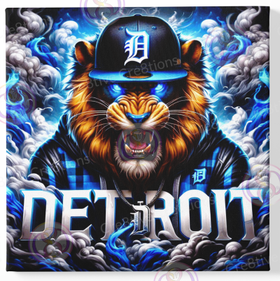 Detroit Blue Eyed Lion Digital Download