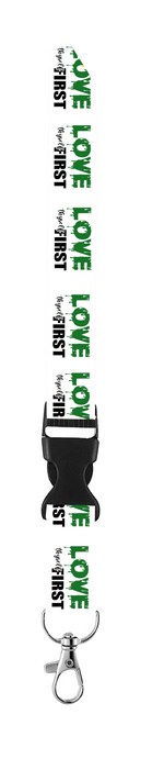 Load image into Gallery viewer, Love Thyself First Keychain Lanyard
