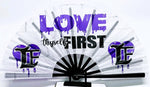 Load image into Gallery viewer, Love Thyself First Clack Fan

