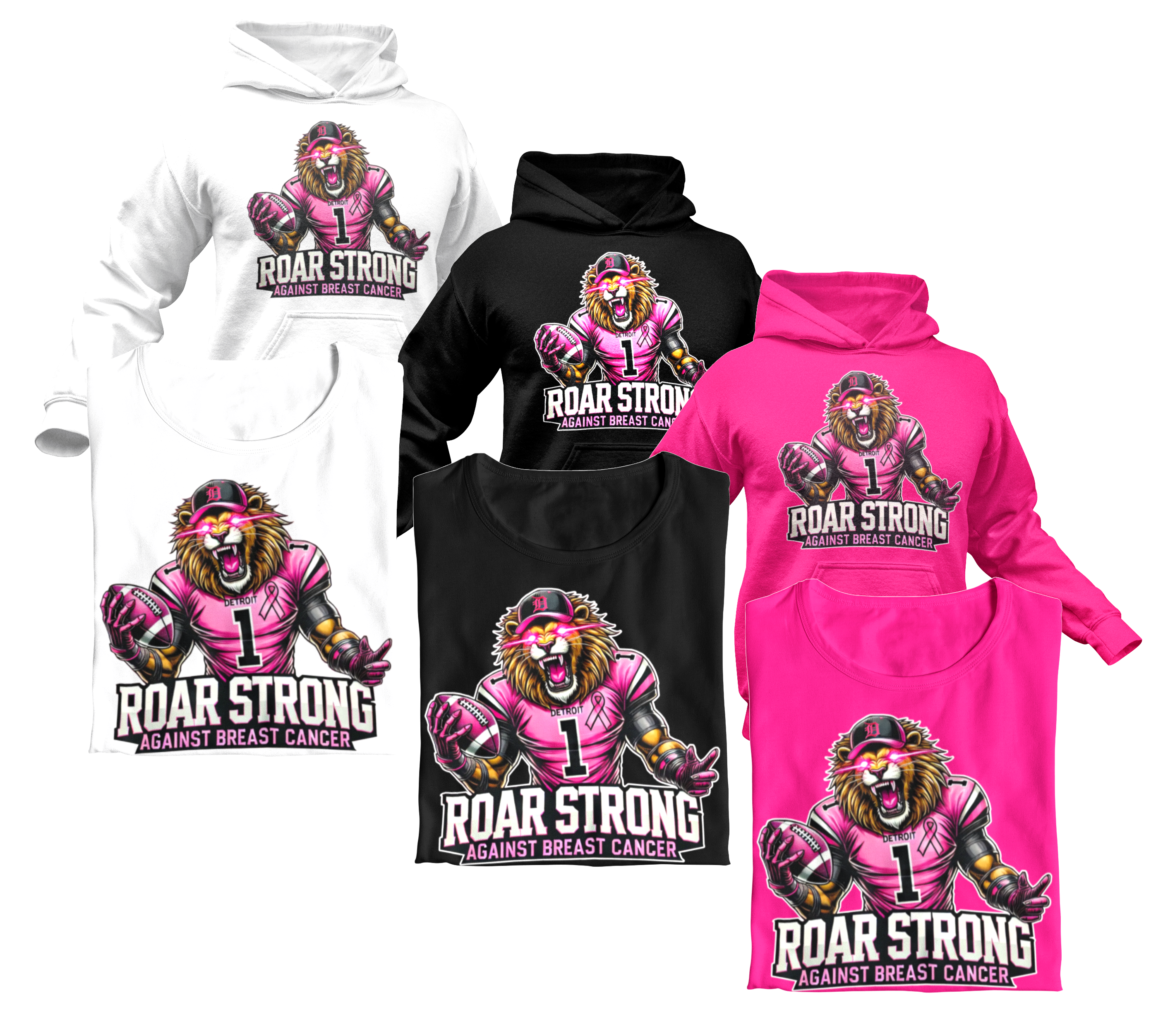 Breast Cancer Detroit Roar Strong Digital Download