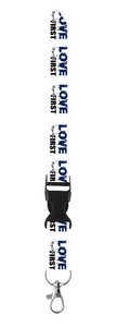 Love Thyself First Keychain Lanyard