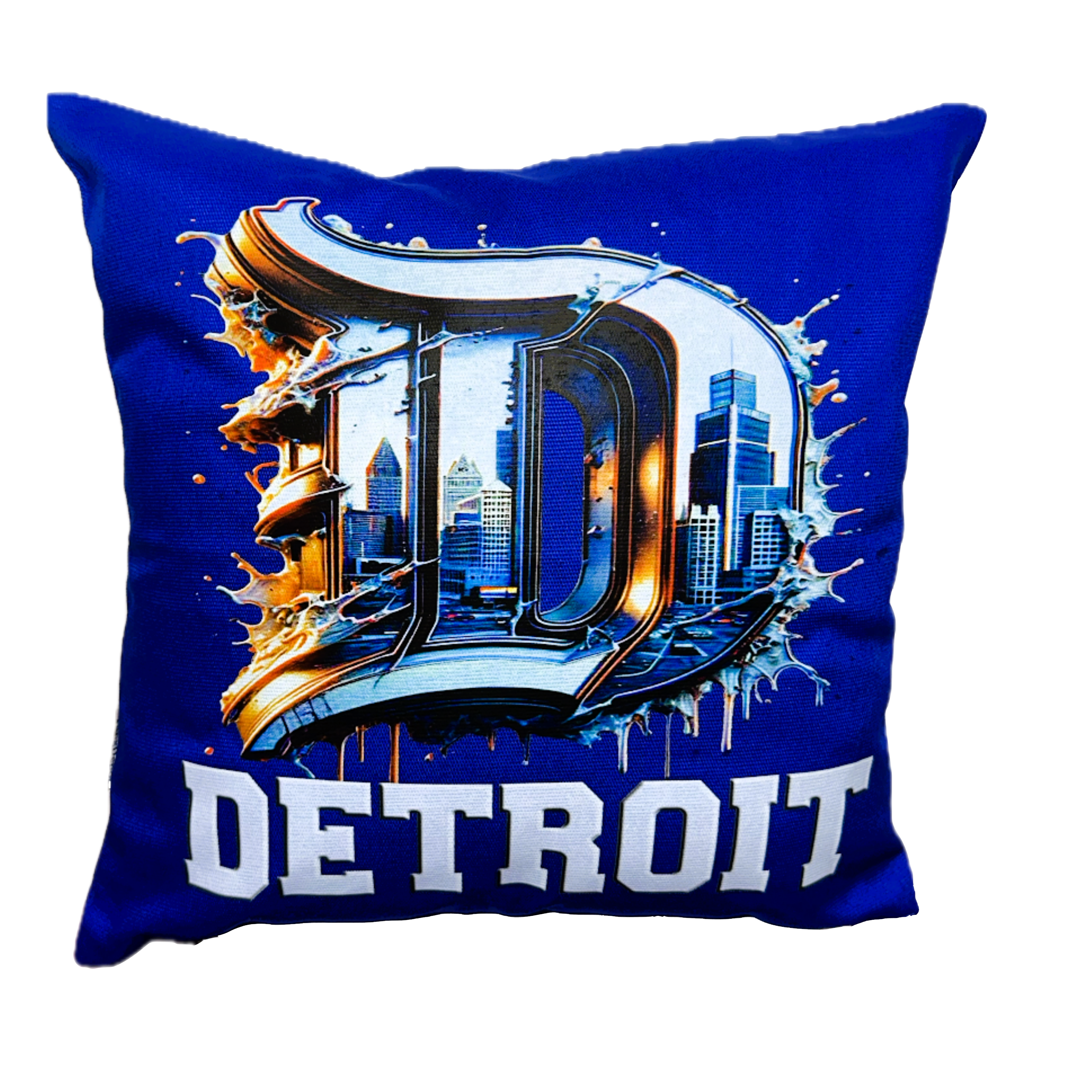 Detroit Splash 12x12" Pillow