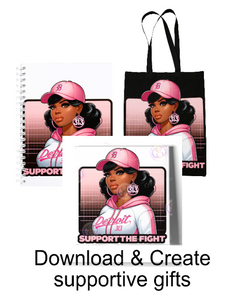 Breast Cancer Woman 313 Detroit Support the Fight Digital Download