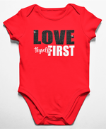 Load image into Gallery viewer, Girls Original Love Thyself First Infant Onesie
