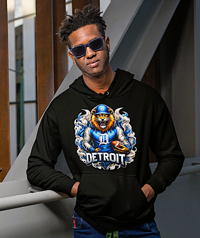 Lion Detroit  Hoodie