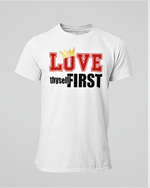 Load image into Gallery viewer, Men&#39;s Original Love Thyself First Regular T-shirt
