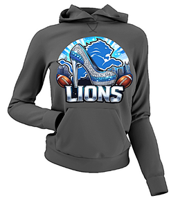 Lions Diamond Bling Heel Hoodie