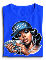 Load image into Gallery viewer, Detroit Woman Get Money Regular T-shirt
