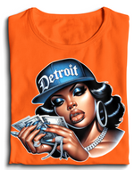 Load image into Gallery viewer, Detroit Woman Get Money Regular T-shirt
