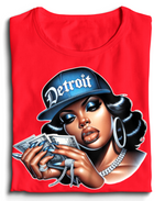 Load image into Gallery viewer, Detroit Woman Get Money Regular T-shirt
