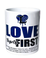 Load image into Gallery viewer, Love Thyself First Ceramic Pen, Pencil or brush Holder
