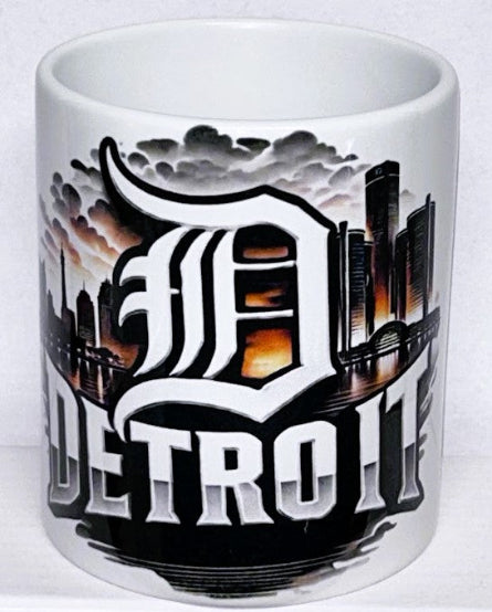 Detroit Smoke Ceramic Pencil/Brush Holder