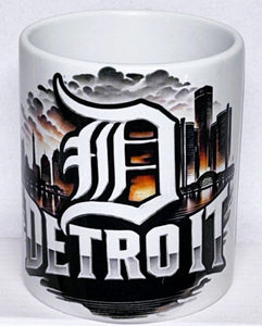 Detroit Smoke Ceramic Pencil/Brush Holder