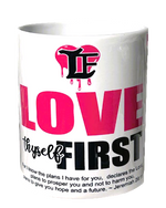 Load image into Gallery viewer, Love Thyself First Ceramic Pen, Pencil or brush Holder
