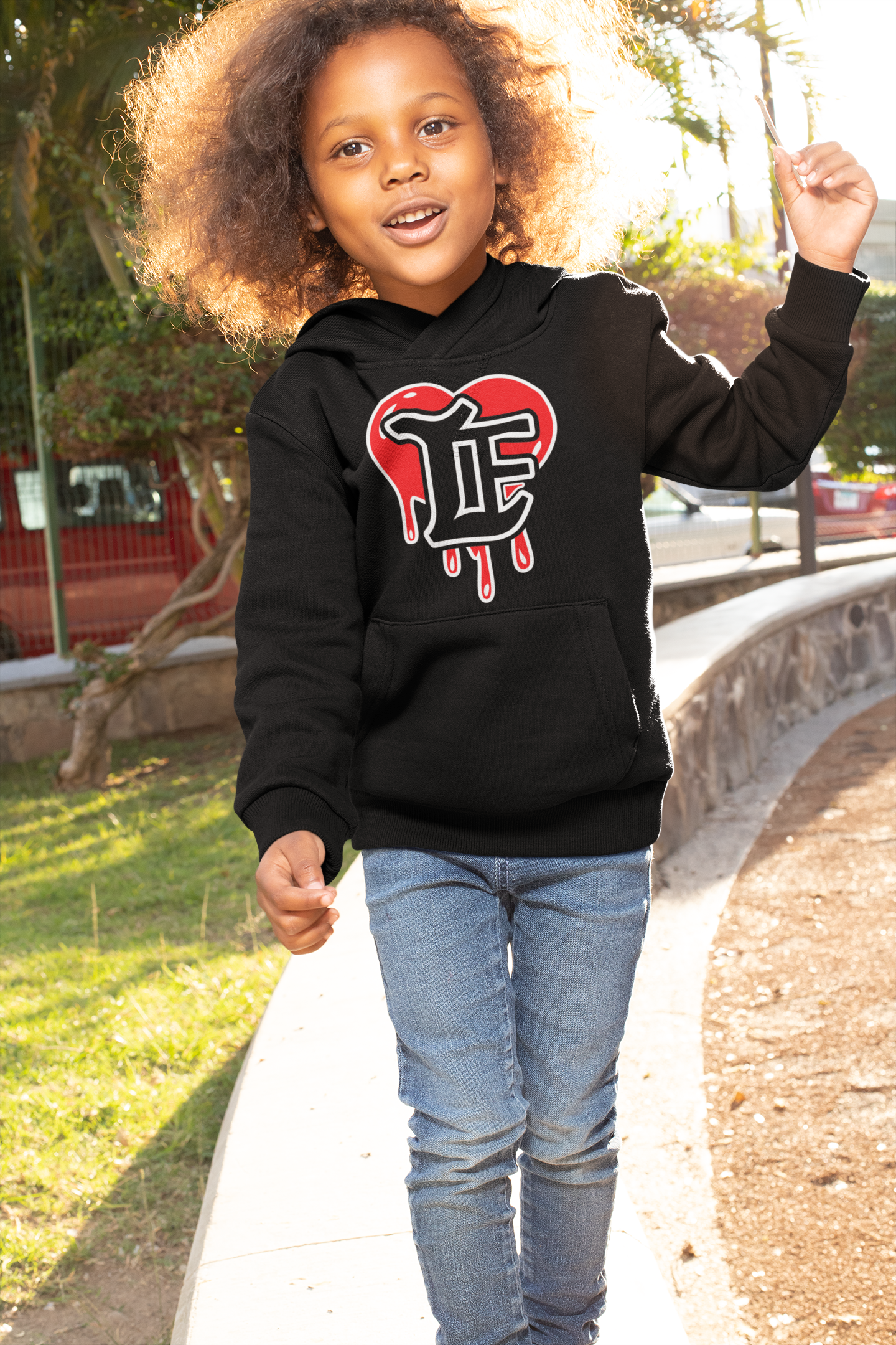 Girls Graphic Love Thyself First Hoodie