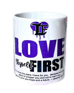 Load image into Gallery viewer, Love Thyself First Ceramic Pen, Pencil or brush Holder
