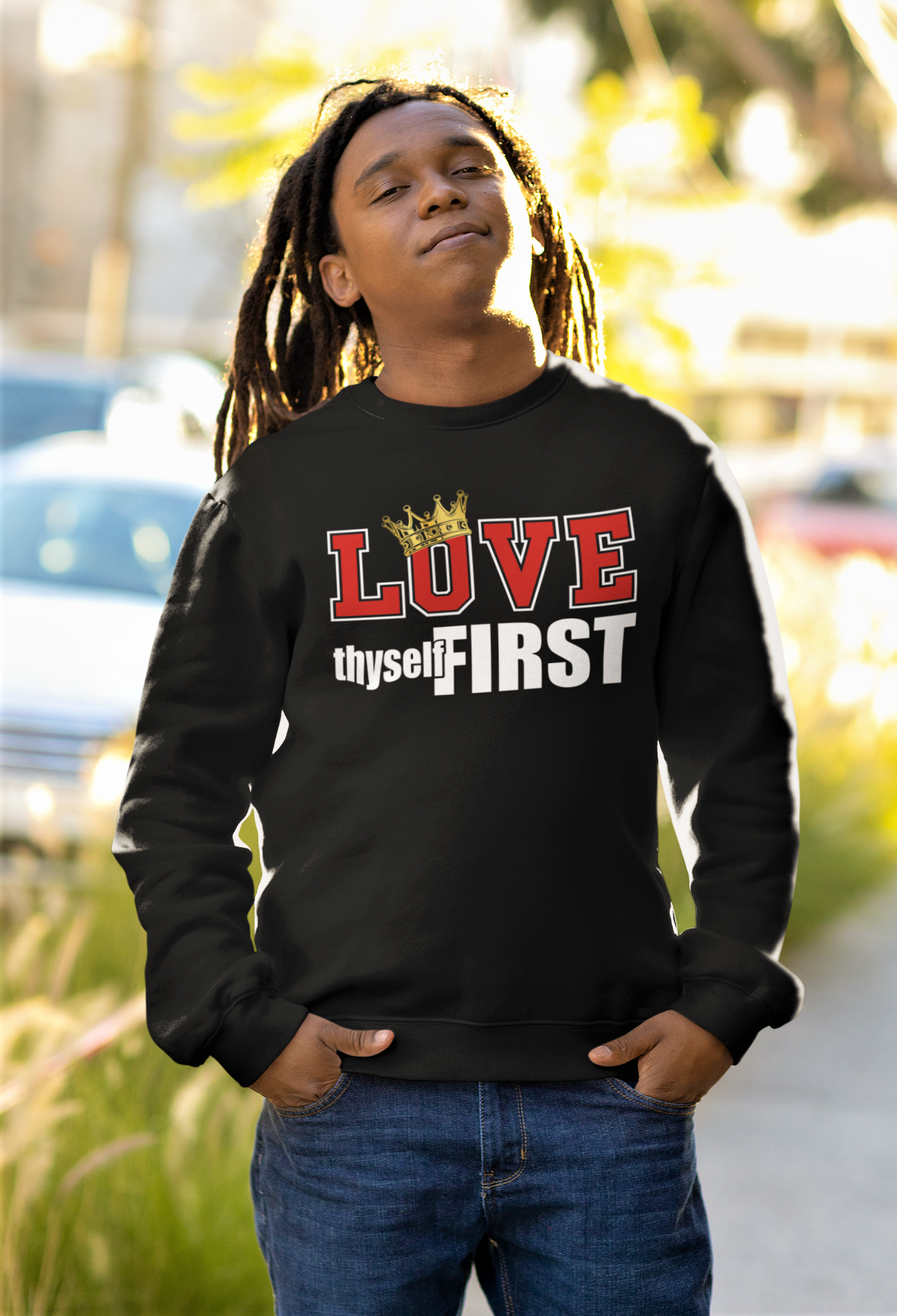 Men's Original Love Thyself First Sweatshirt