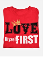 Load image into Gallery viewer, Boy&#39;s Original Love Thyself First T-shirt
