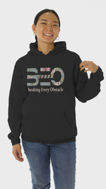 Load and play video in Gallery viewer, Women&#39;s BEO Hoodie
