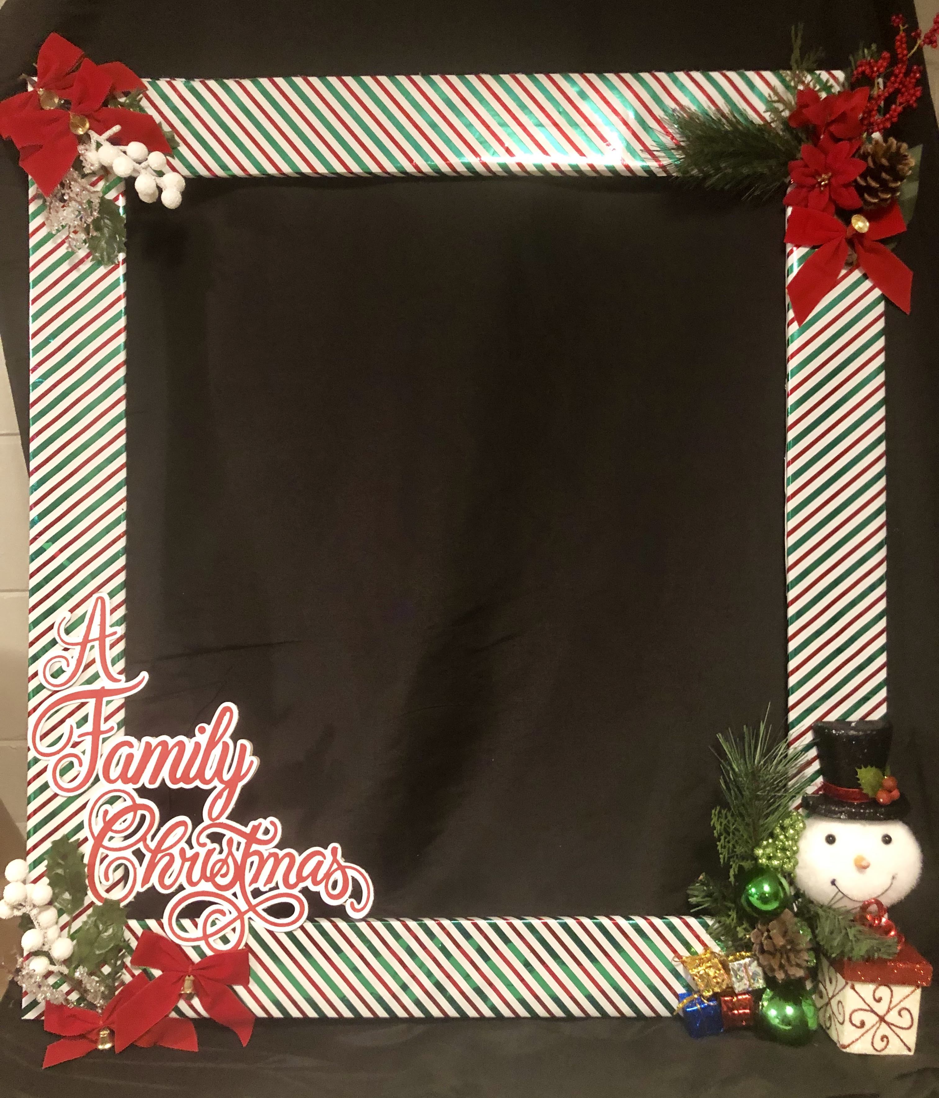 Christmas 40"x40" 3D Selfie Frame