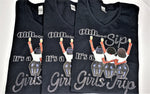 Load image into Gallery viewer, Women&#39;s Ohh Sip It&#39;s A Girl&#39;s Trip Rhinestone T-Shirt
