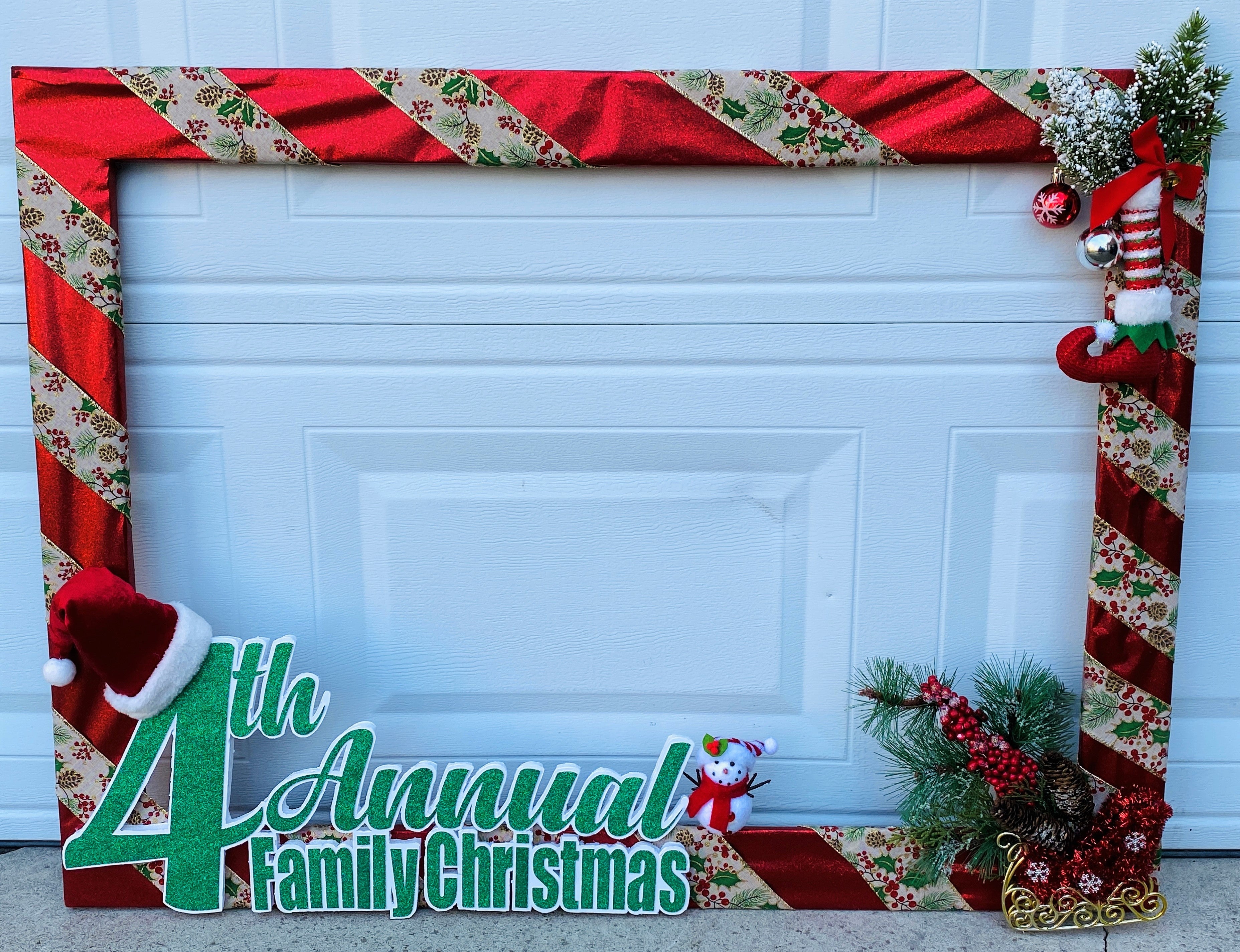 Christmas 40"x40" 3D Selfie Frame