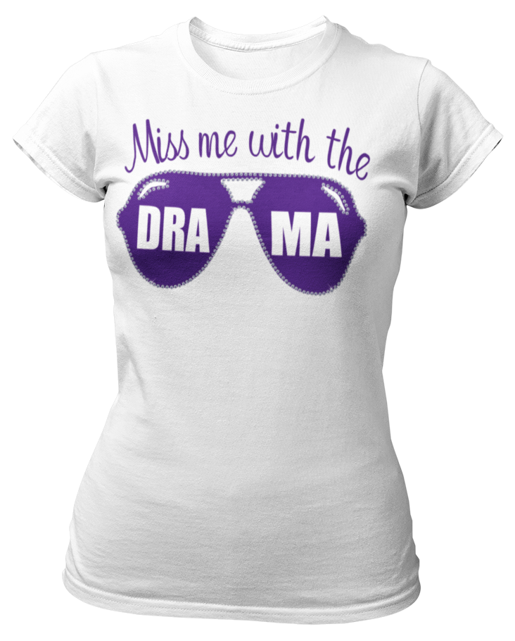 Women's Style Miss Me With the Drama Rhinestone T-Shirt