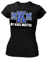 Load image into Gallery viewer, Women&#39;s Crew Neck Glittered My Kids Matter T-shirt
