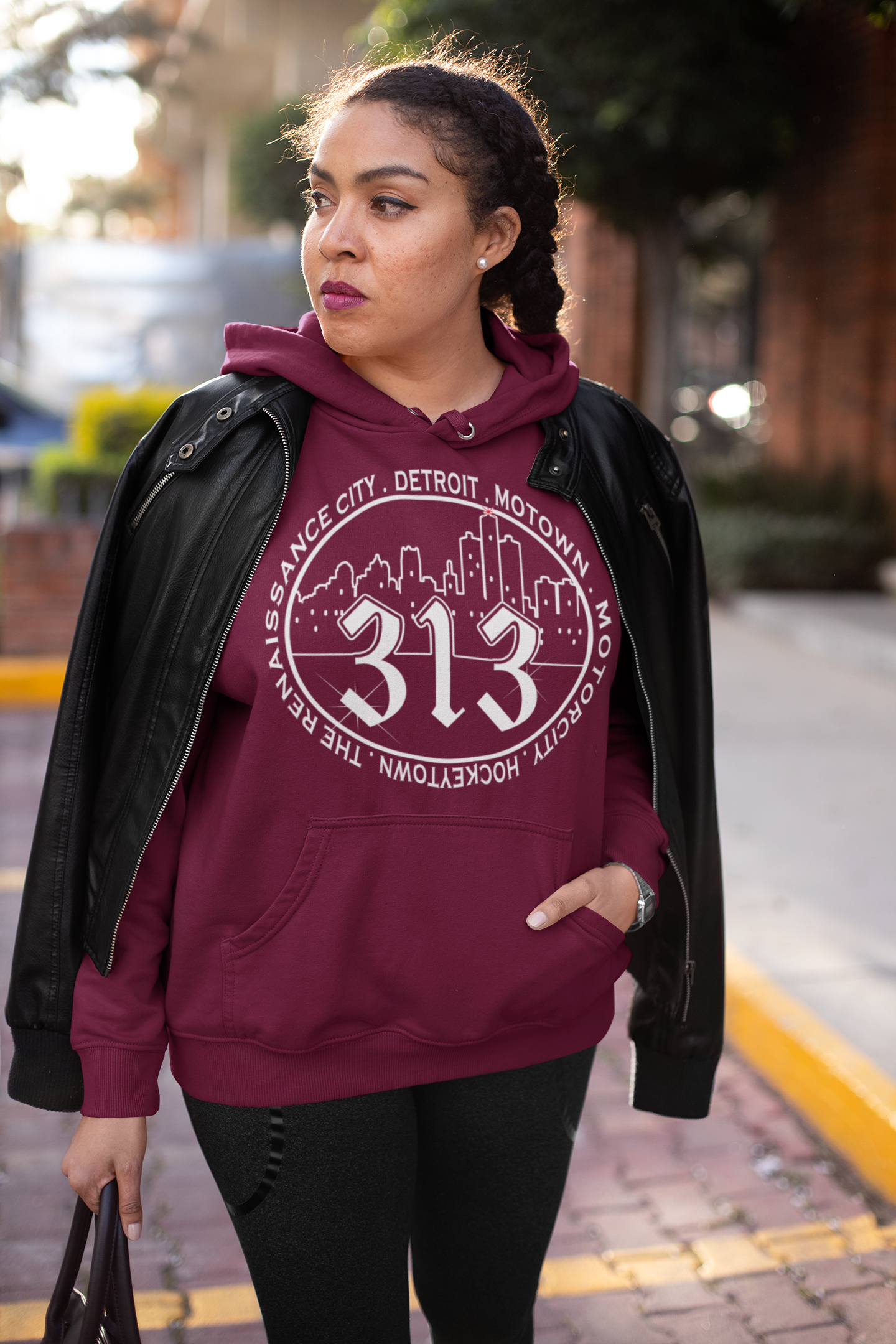 Women's 313 Glittered Hoodie