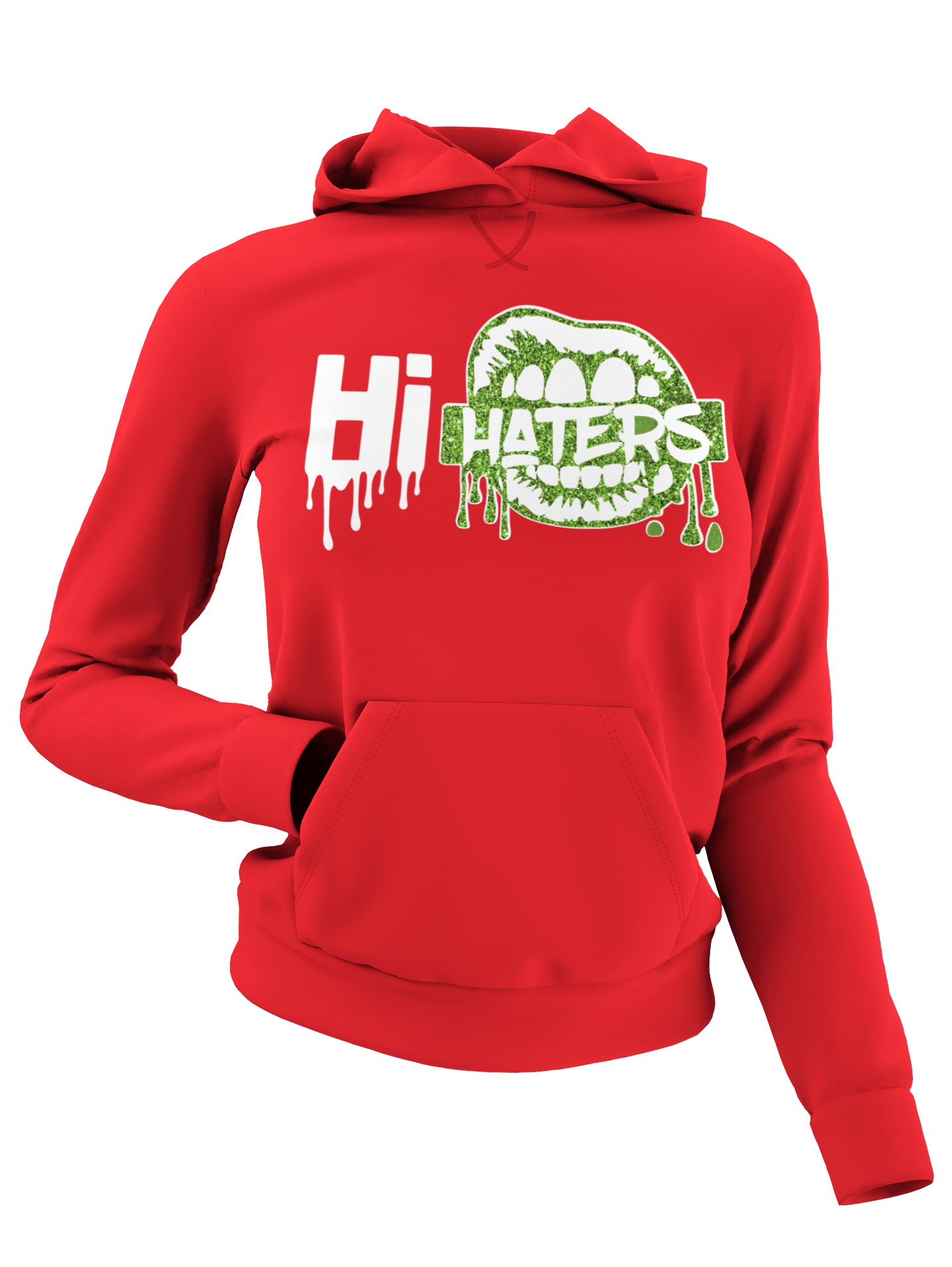 Women's Hi Haters Glittered Hoodie