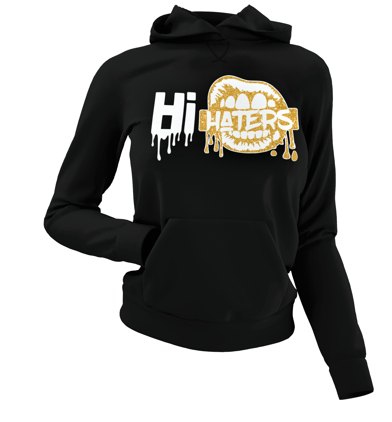 Women's Hi Haters Glittered Hoodie