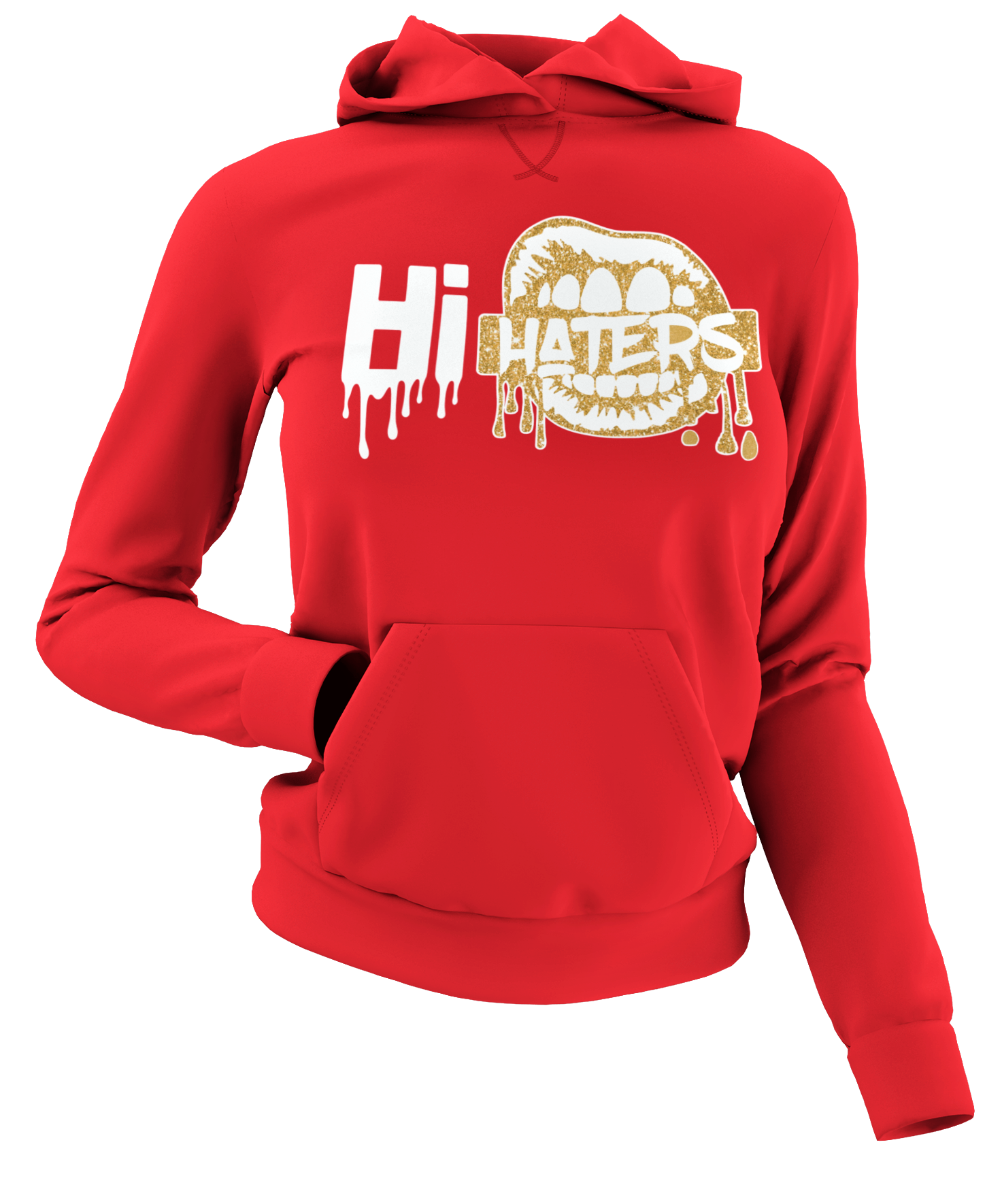 Women's Hi Haters Glittered Hoodie