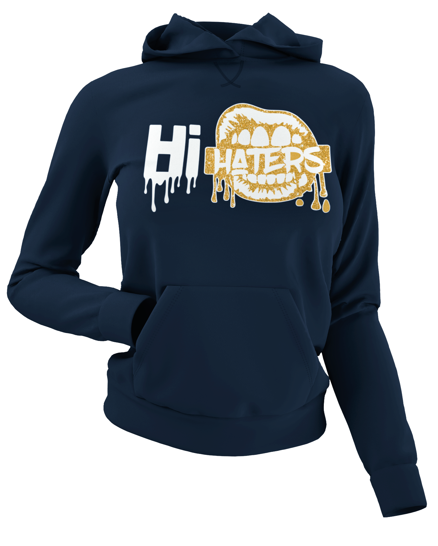 Women's Hi Haters Glittered Hoodie