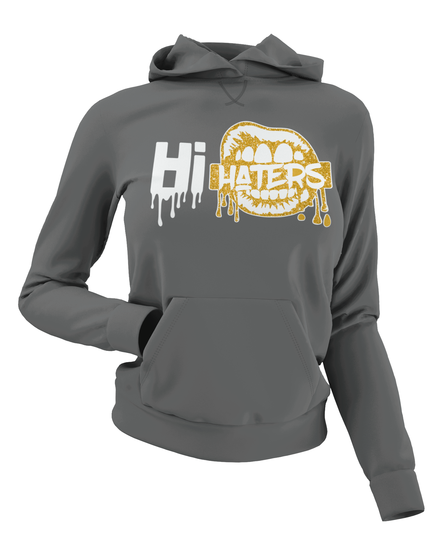 Women's Hi Haters Glittered Hoodie